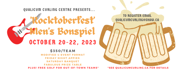 Men’s ‘Rocktoberfest’ Bonspiel – OCT. 20-22